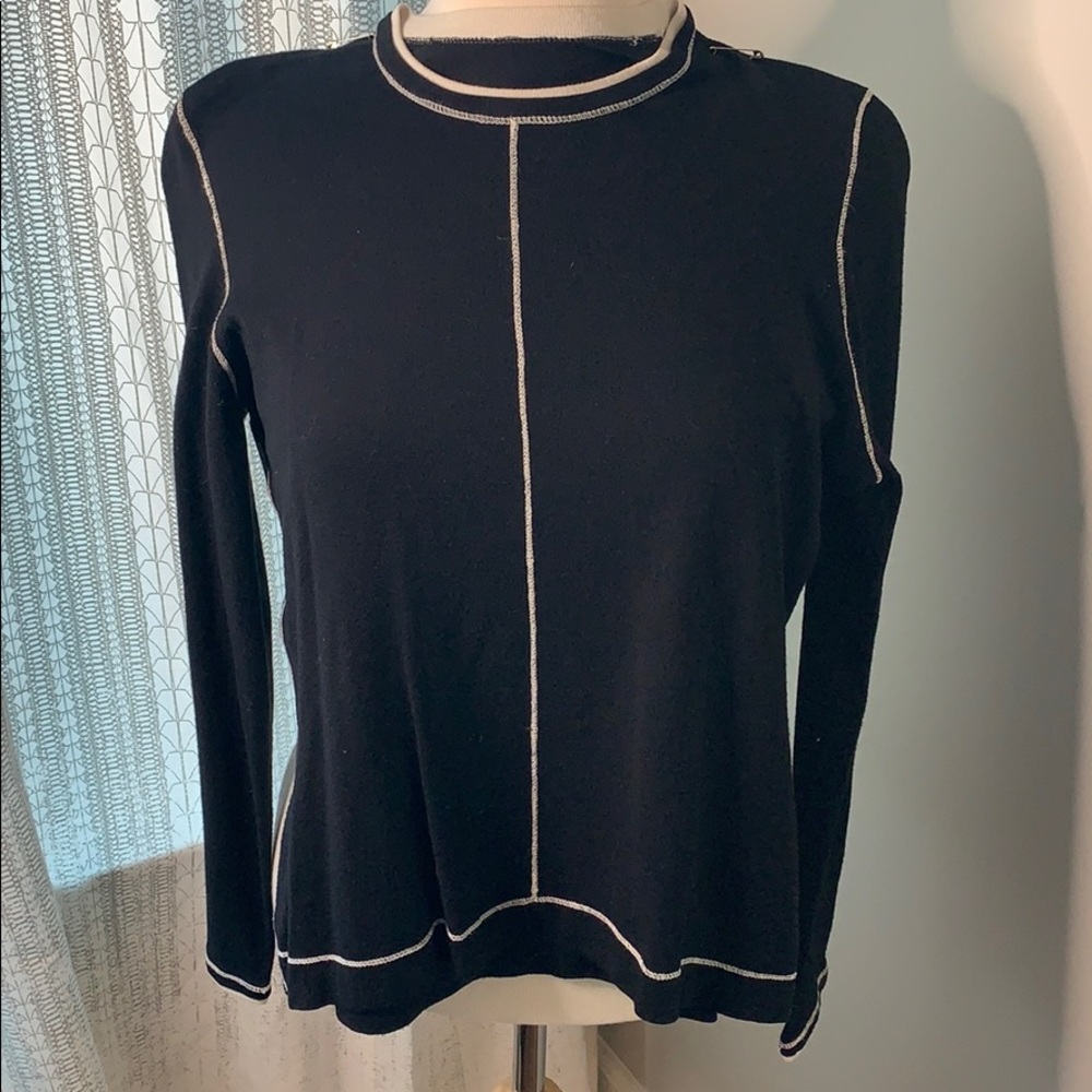 Black Etcetera Sweater Medium - image 1